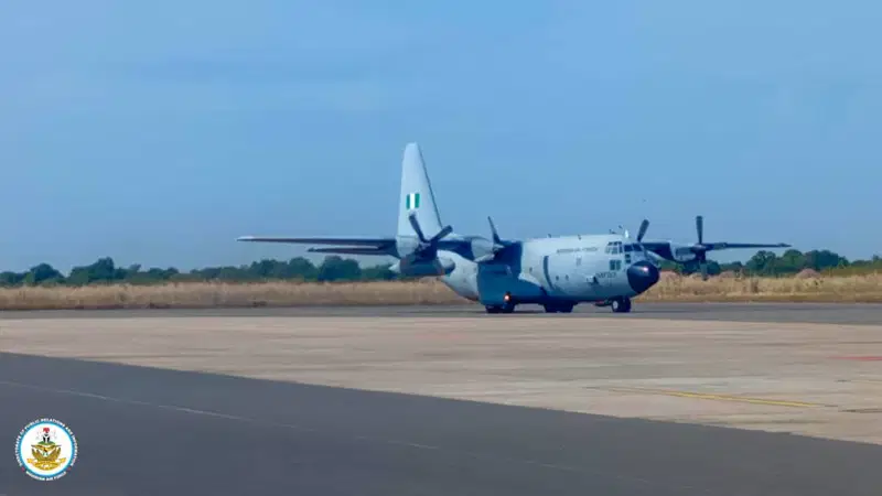 NAF C-130 Ferry Flight Lands Safely in Banjul, All Personnel Safe