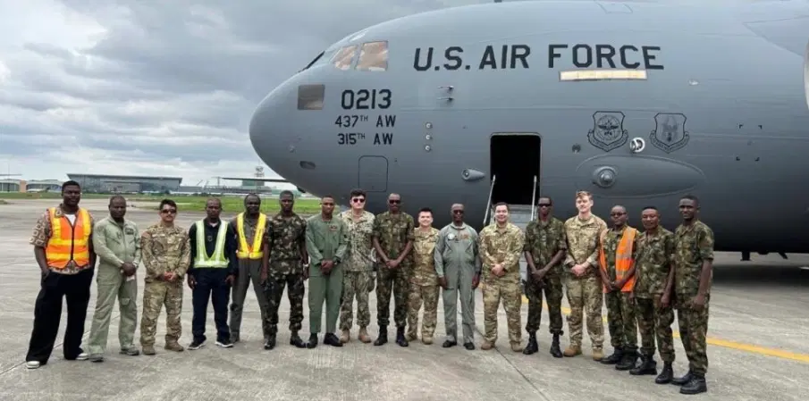 US Delivers Military Equipment To Nigerian Air Force