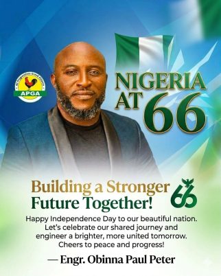 Engr. Obinna Paul Peter Urges Nigerians to Build Nation Founded on Justice, Shared Prosperity
